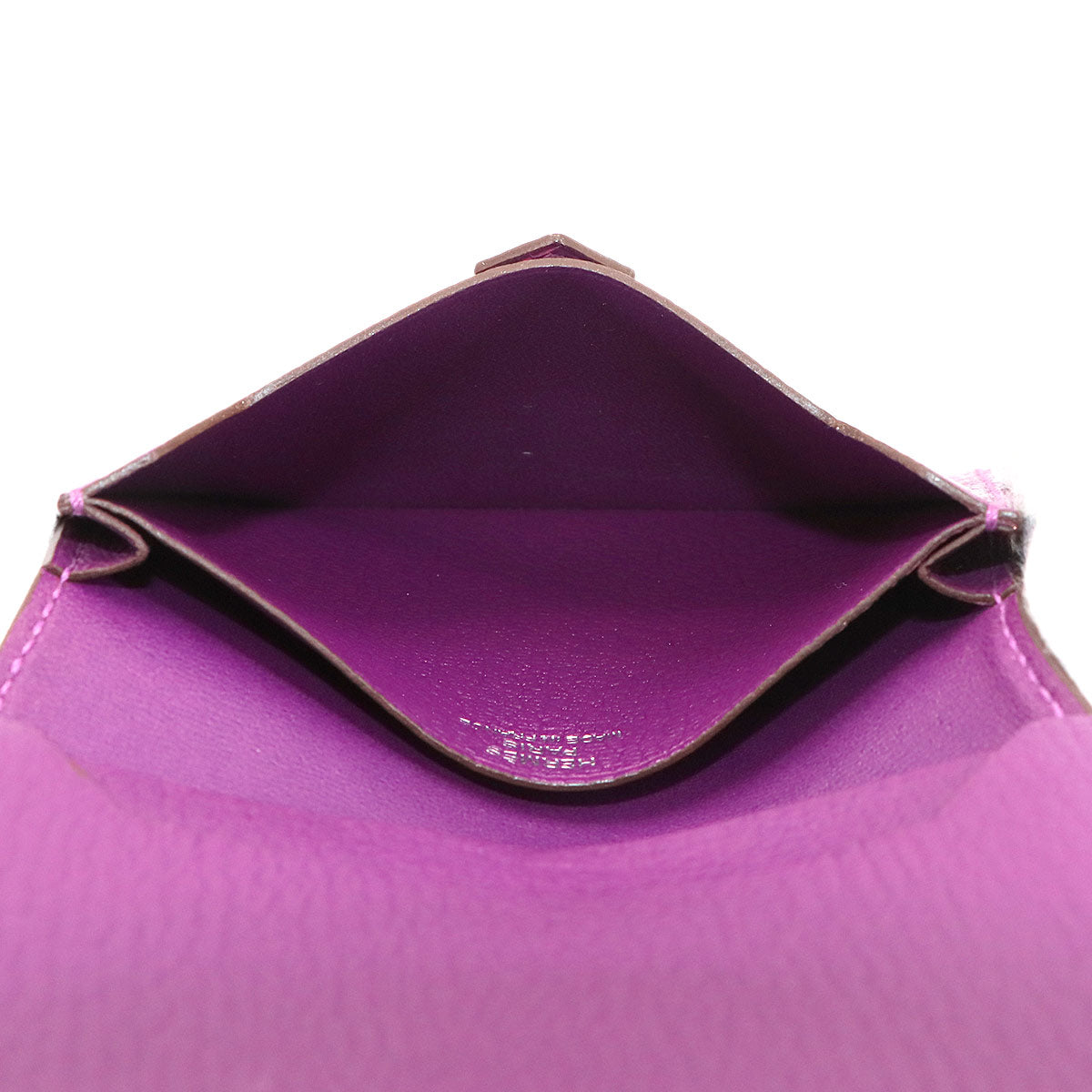 Bearn Card Case Chevre Anemone