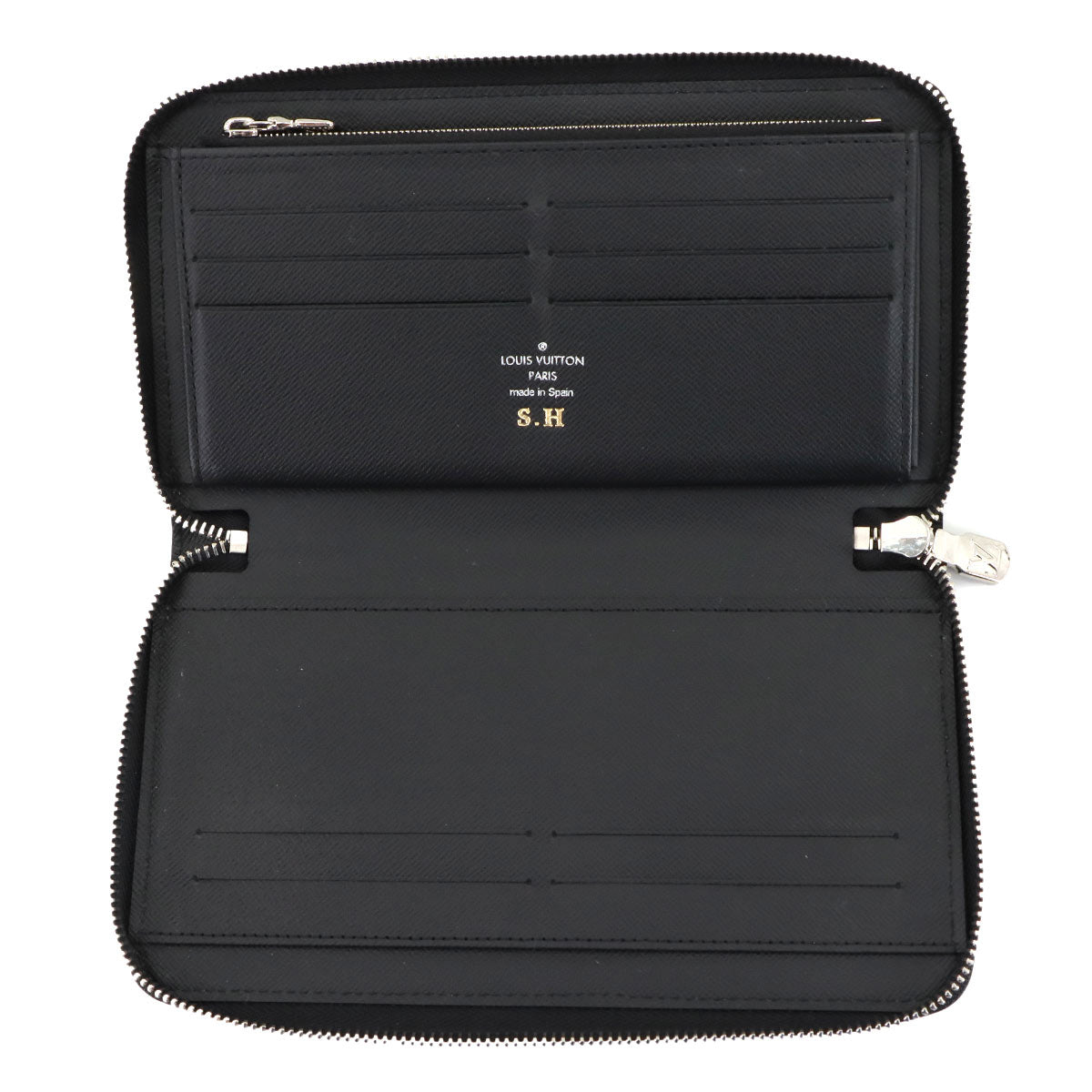 Epi Zippy Organizer NM Long Wallet Leather Noir M62643