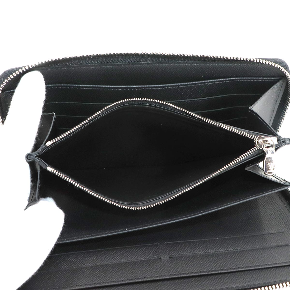 Epi Zippy Organizer NM Long Wallet Leather Noir M62643