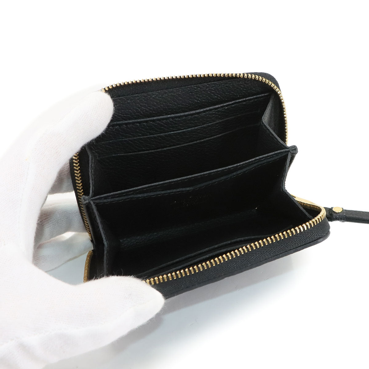 Monogram Empreinte Zippy Coin Purse Coin Case Noir M60574
