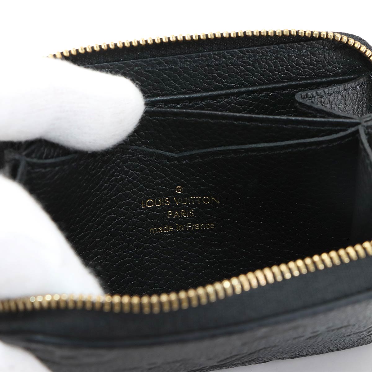 Monogram Empreinte Zippy Coin Purse Coin Case Noir M60574