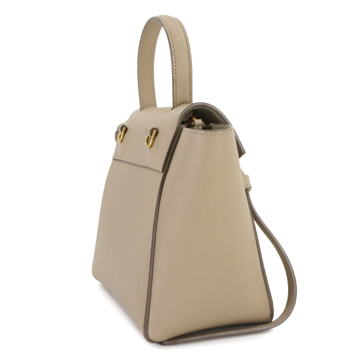 Belt Bag Nano Hand Shoulder Bag Leather Beige 189003