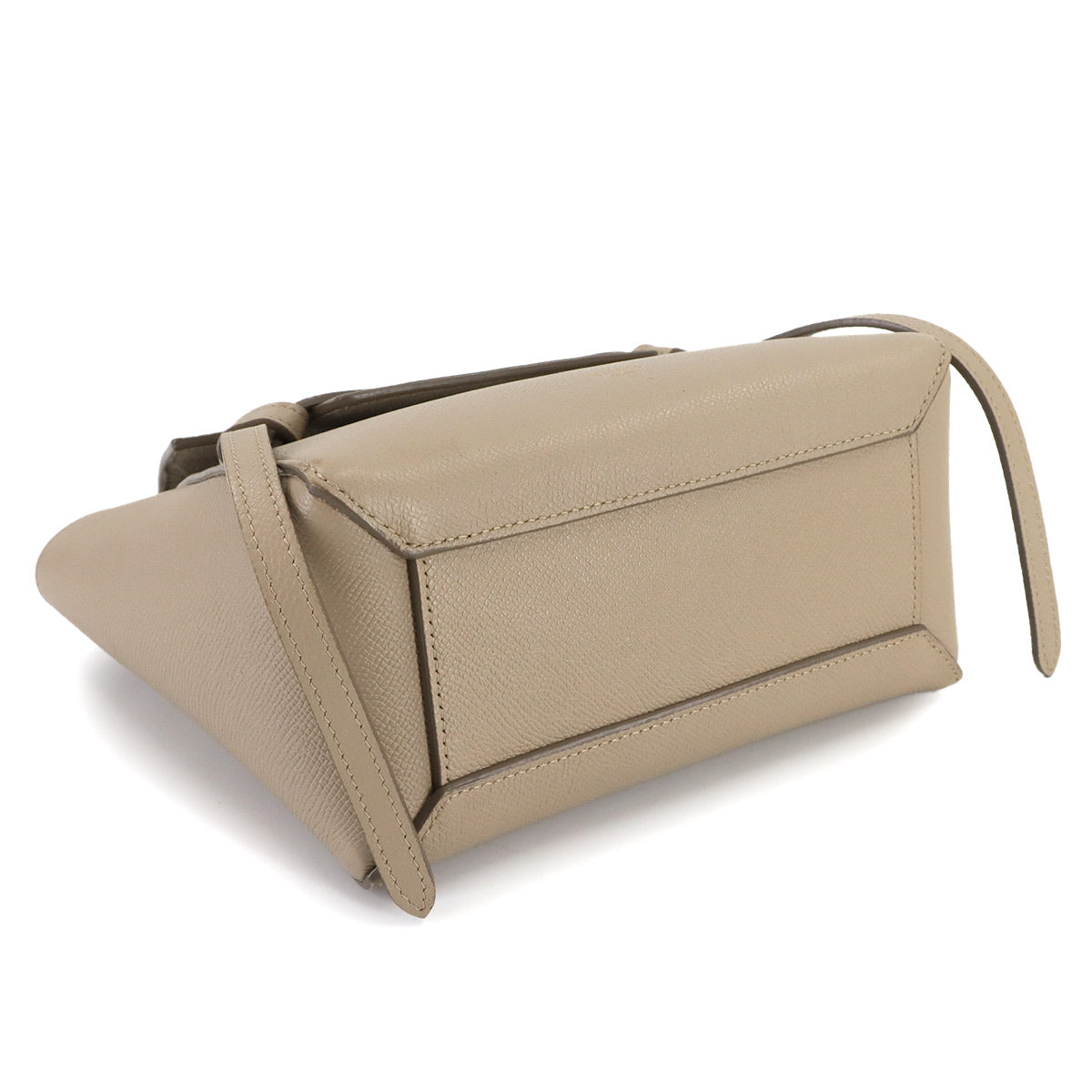 Belt Bag Nano Hand Shoulder Bag Leather Beige 189003