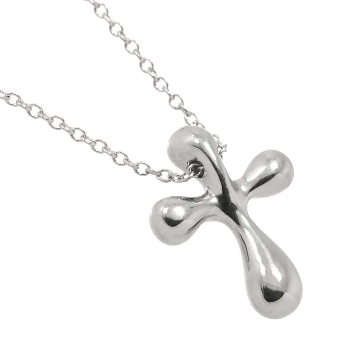 Cross Necklace Platinum