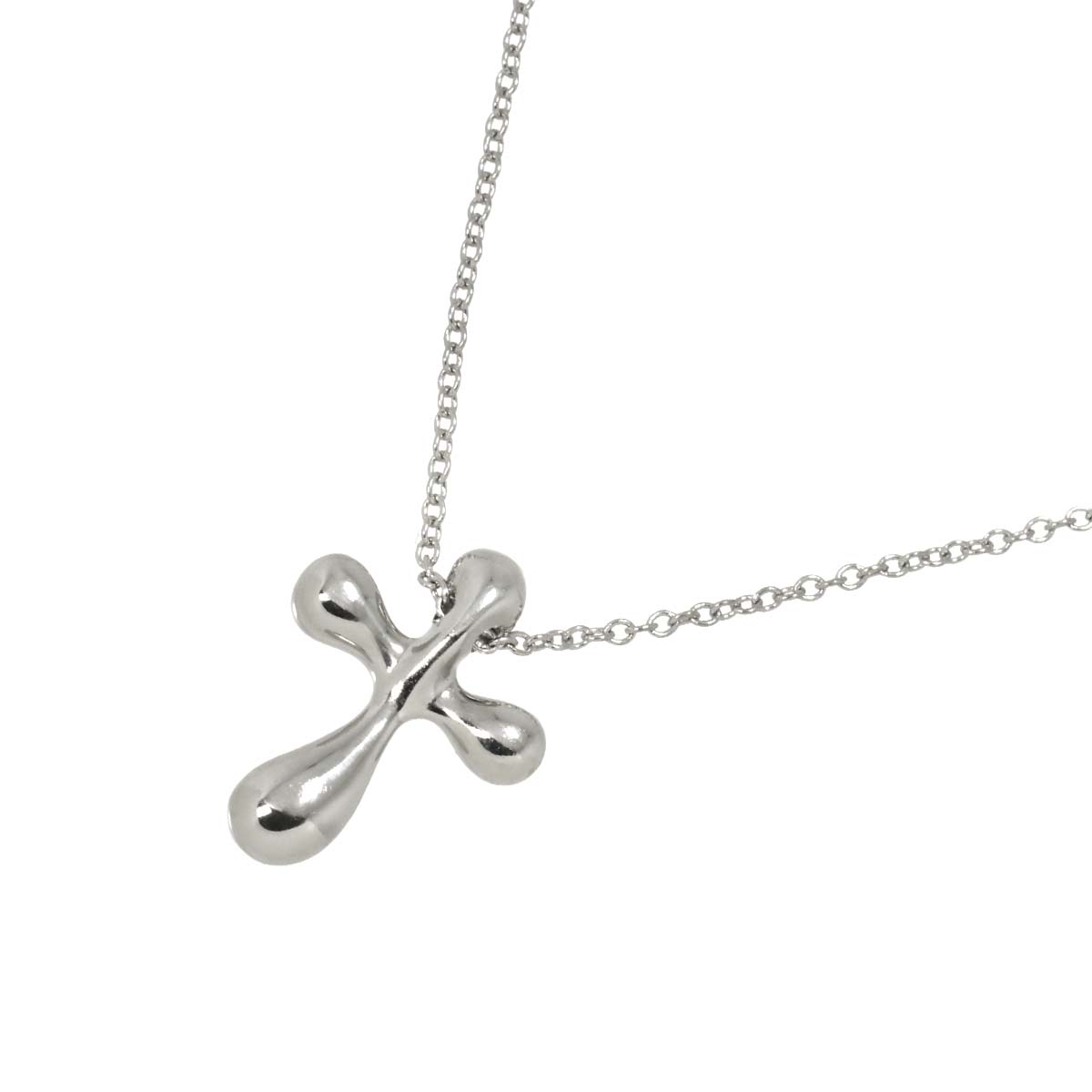Cross Necklace Platinum