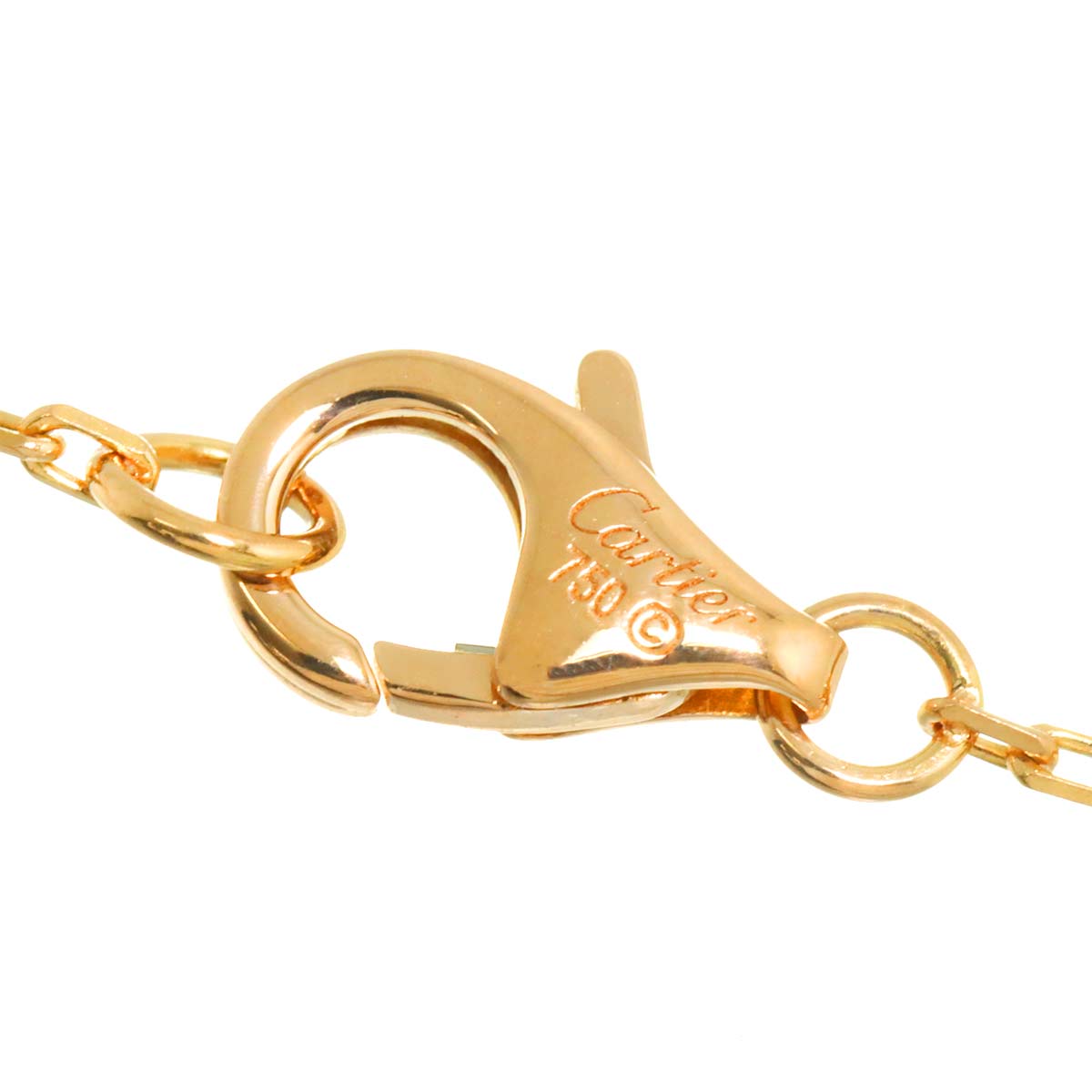 Trinity Diamond Heart Necklace 18K YG WG PG 750