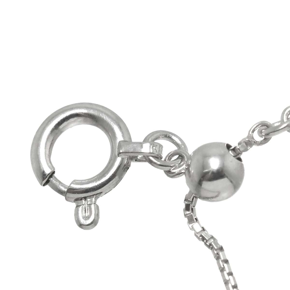 Diamond 0.13ct Necklace 18K White Gold 750