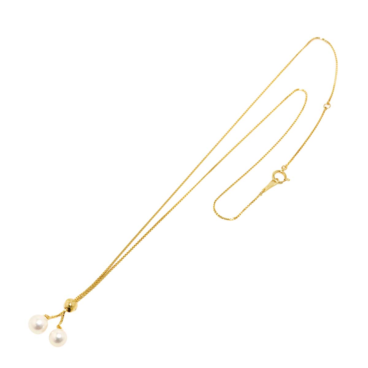 Akoya Pearl 6.9-6.4mm Necklace 18K YG 750