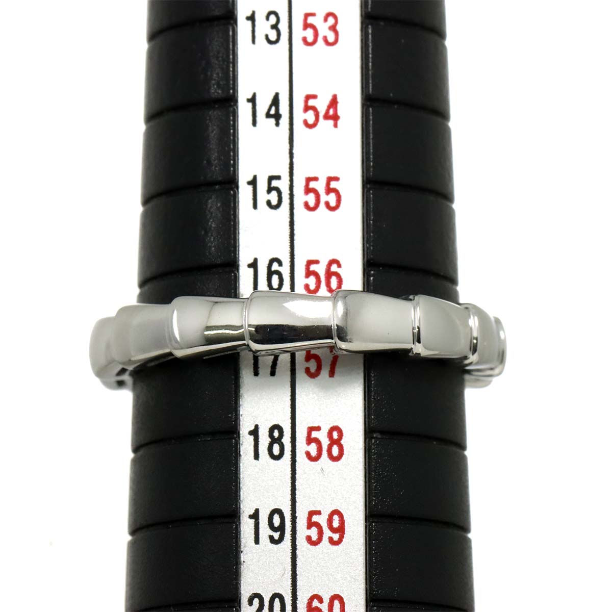 Serpenti Viper Ring 18K White Gold 750 size57 7.75-8(US)