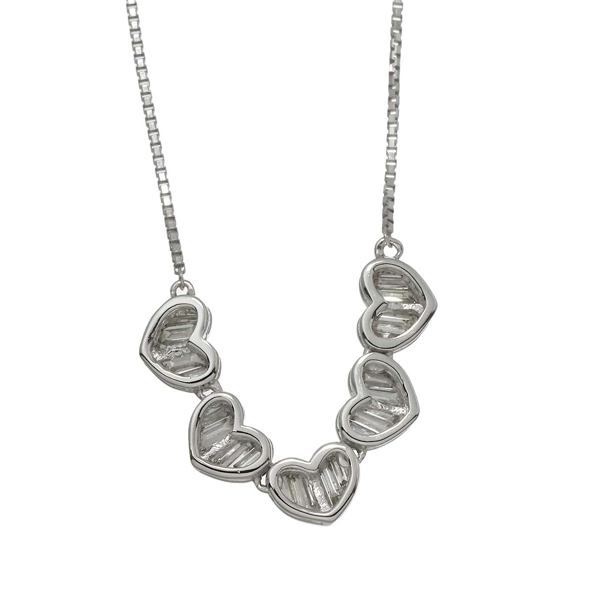 Diamond 0.27ct Necklace 18K WG White Gold 750