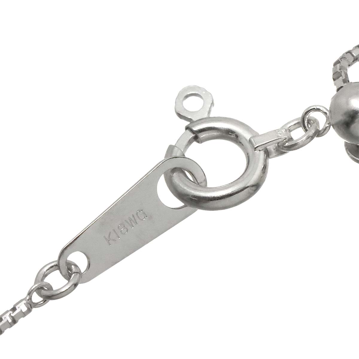 Diamond 0.27ct Necklace 18K WG White Gold 750