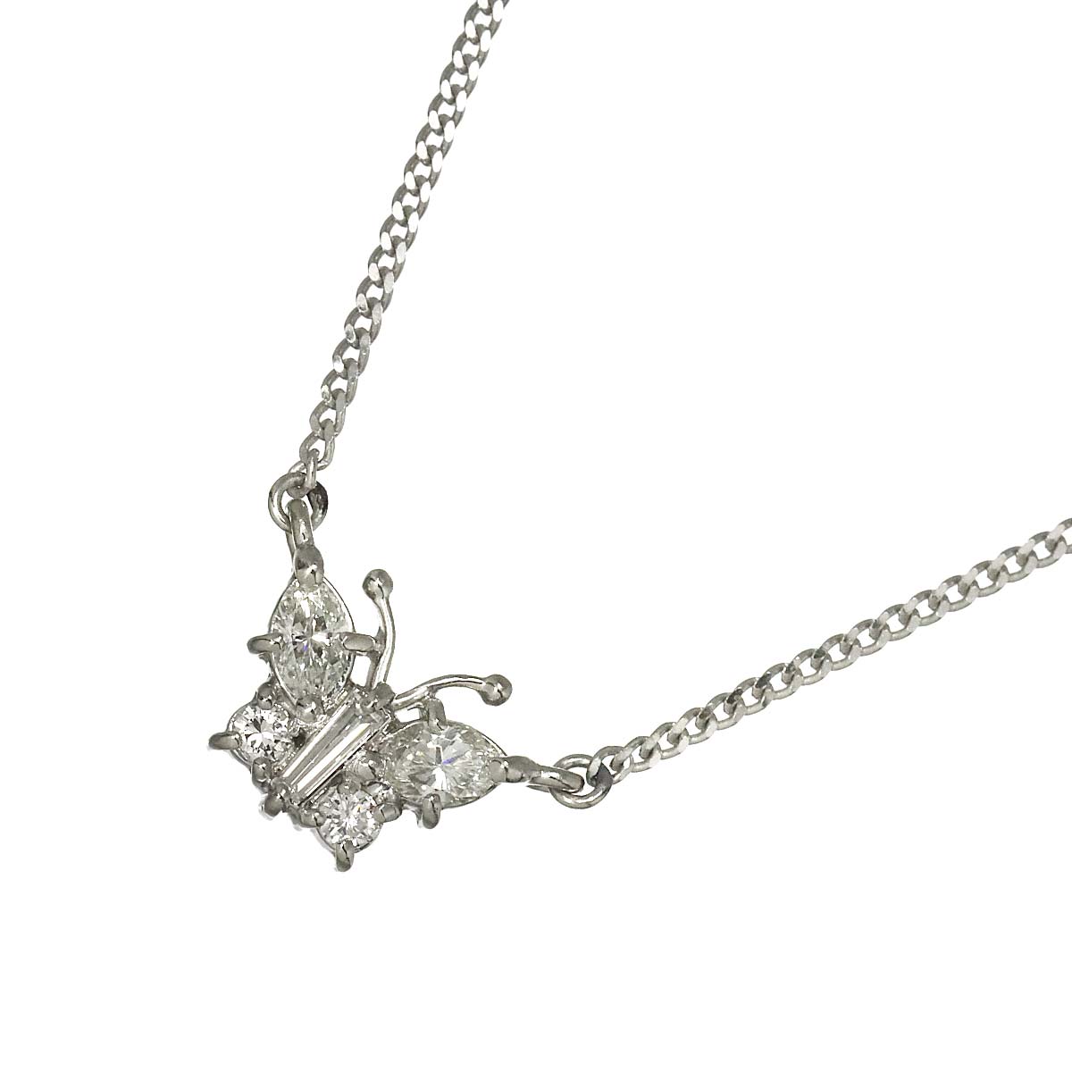 Diamond 0.33ct Necklace Pt Platinum