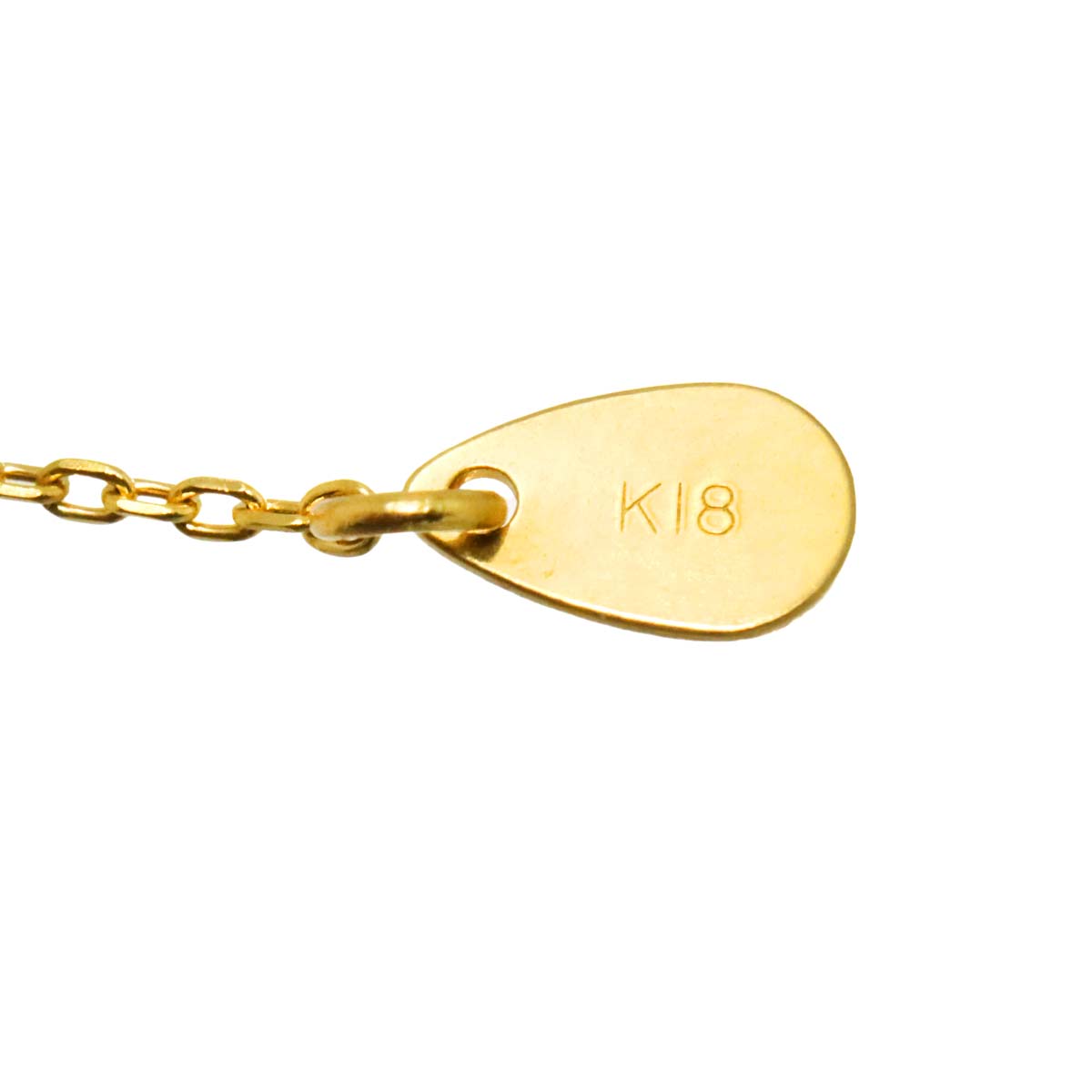 Diamond 0.13ct Necklace 18K Yellow Gold 750