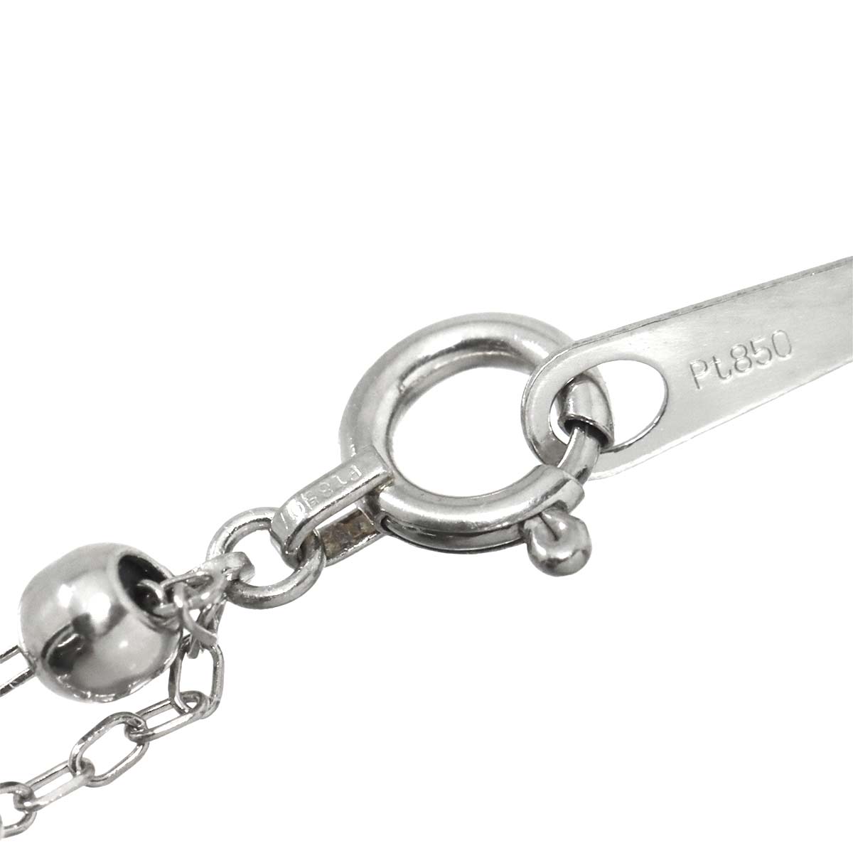 Diamond 0.34ct Necklace Pt Platinum