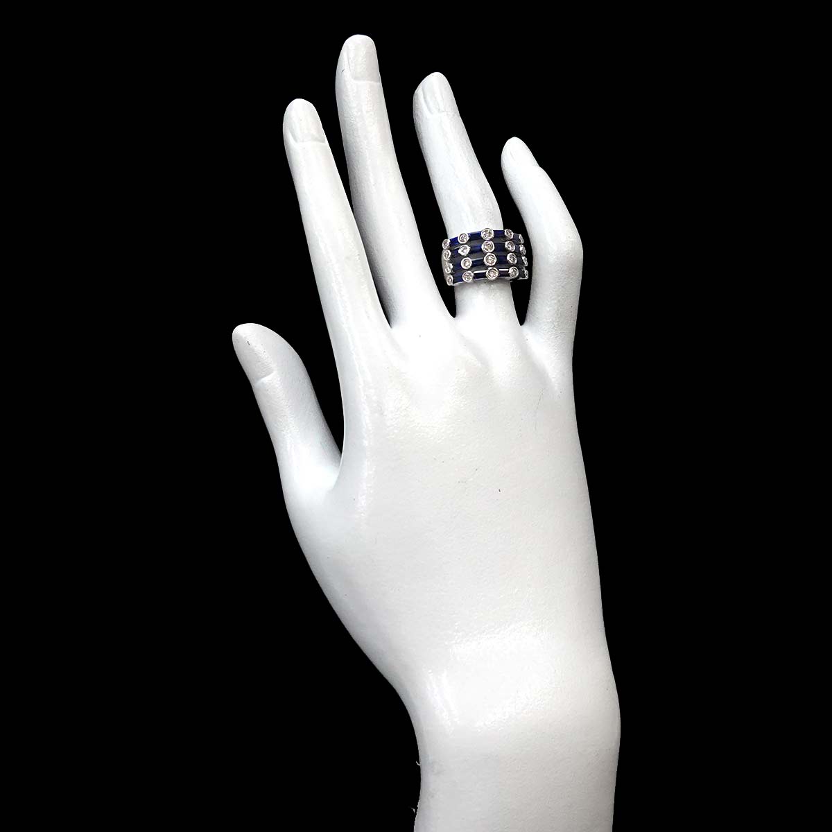 Sapphire 2.02ct Diamond 0.52ct Ring Pt Platinum size5.75-6(US)