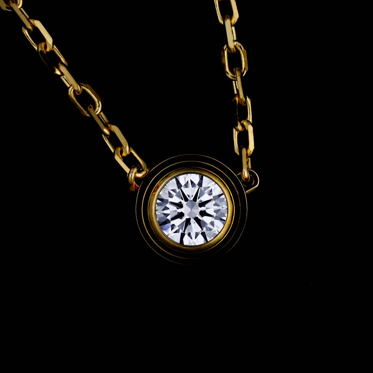 d Amour Diamond Necklace LM 18K Yellow Gold 750