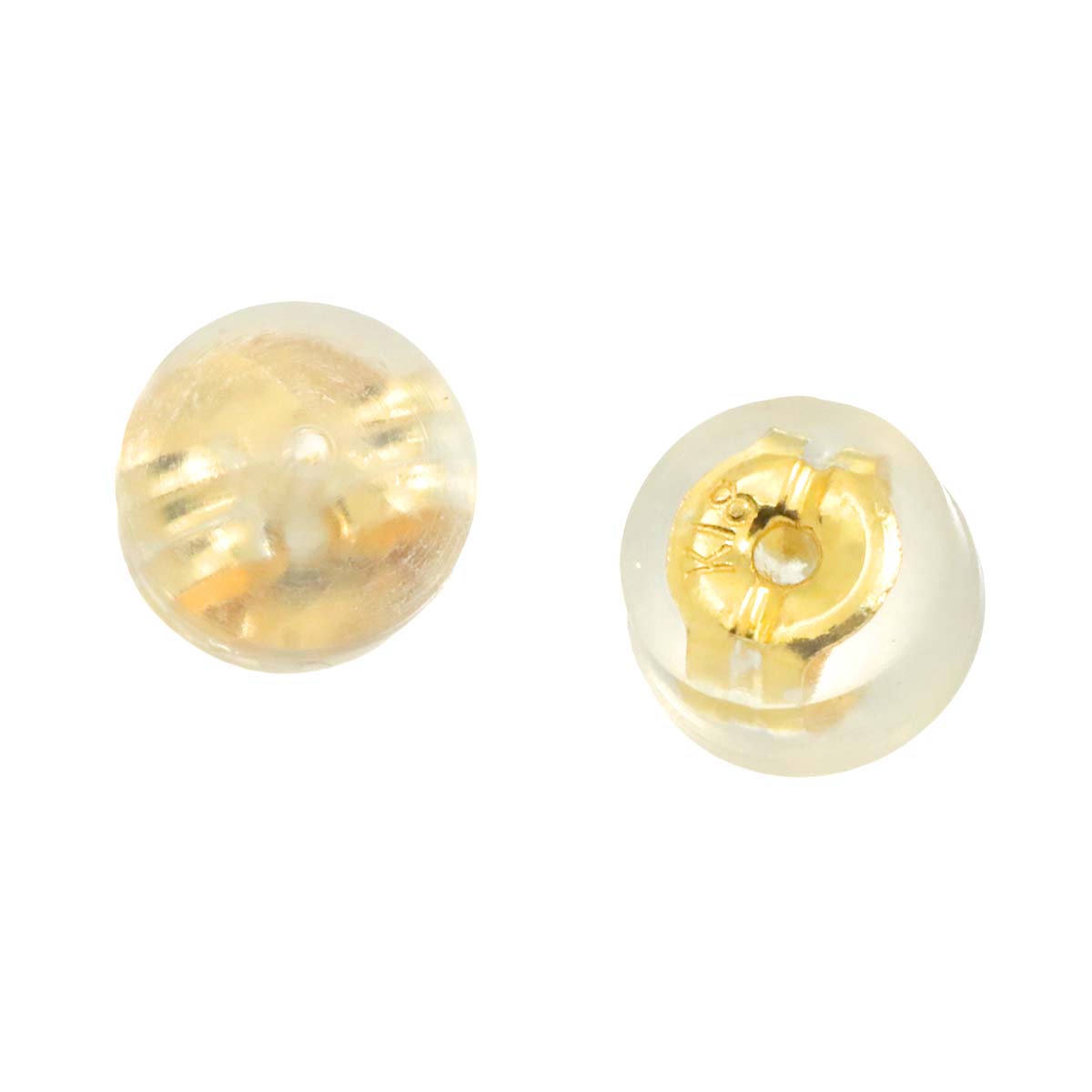 Earrings Pierced 18K K18 YG Yellow Gold 750