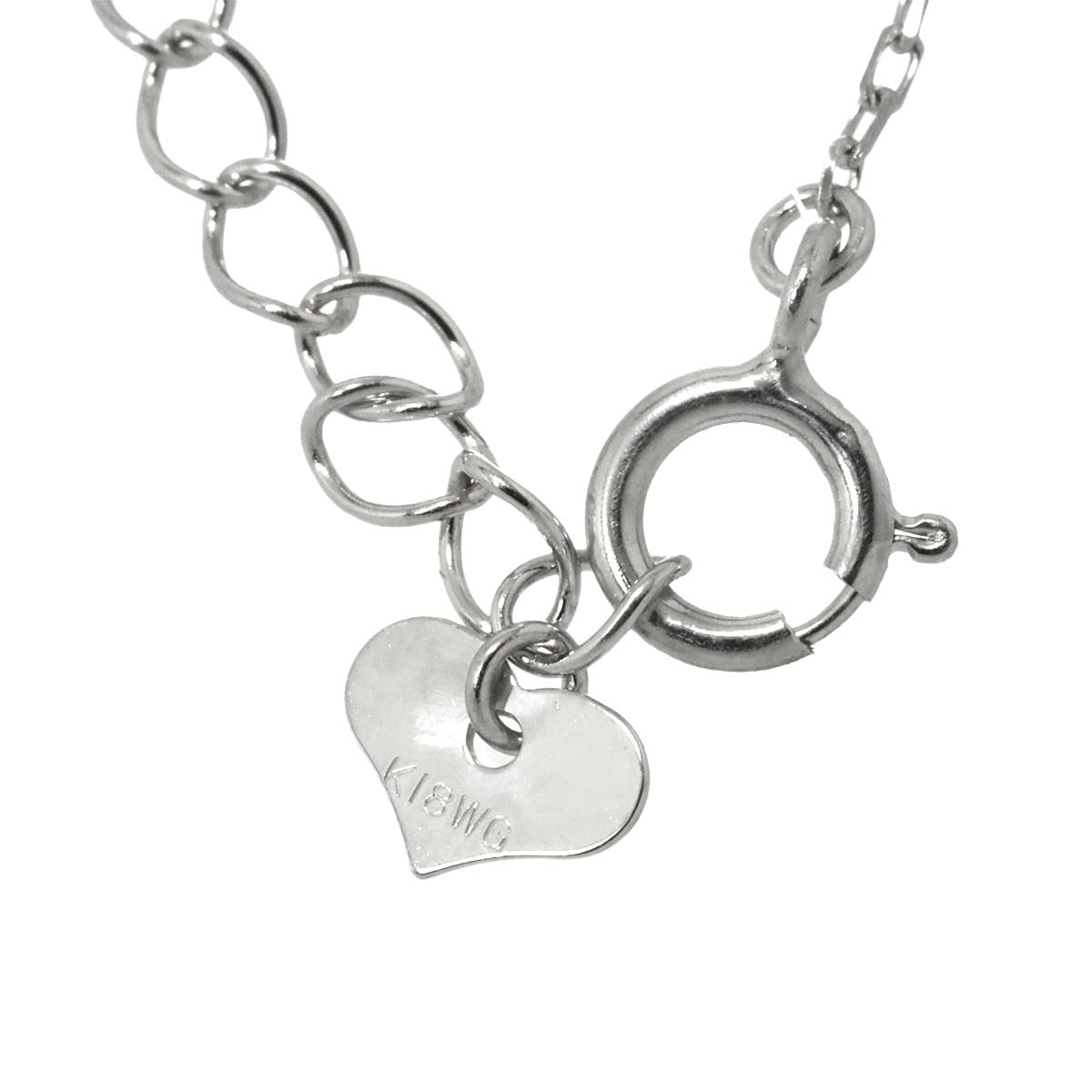 Diamond 0.07ct Bracelet 18K K18 WG White Gold 750