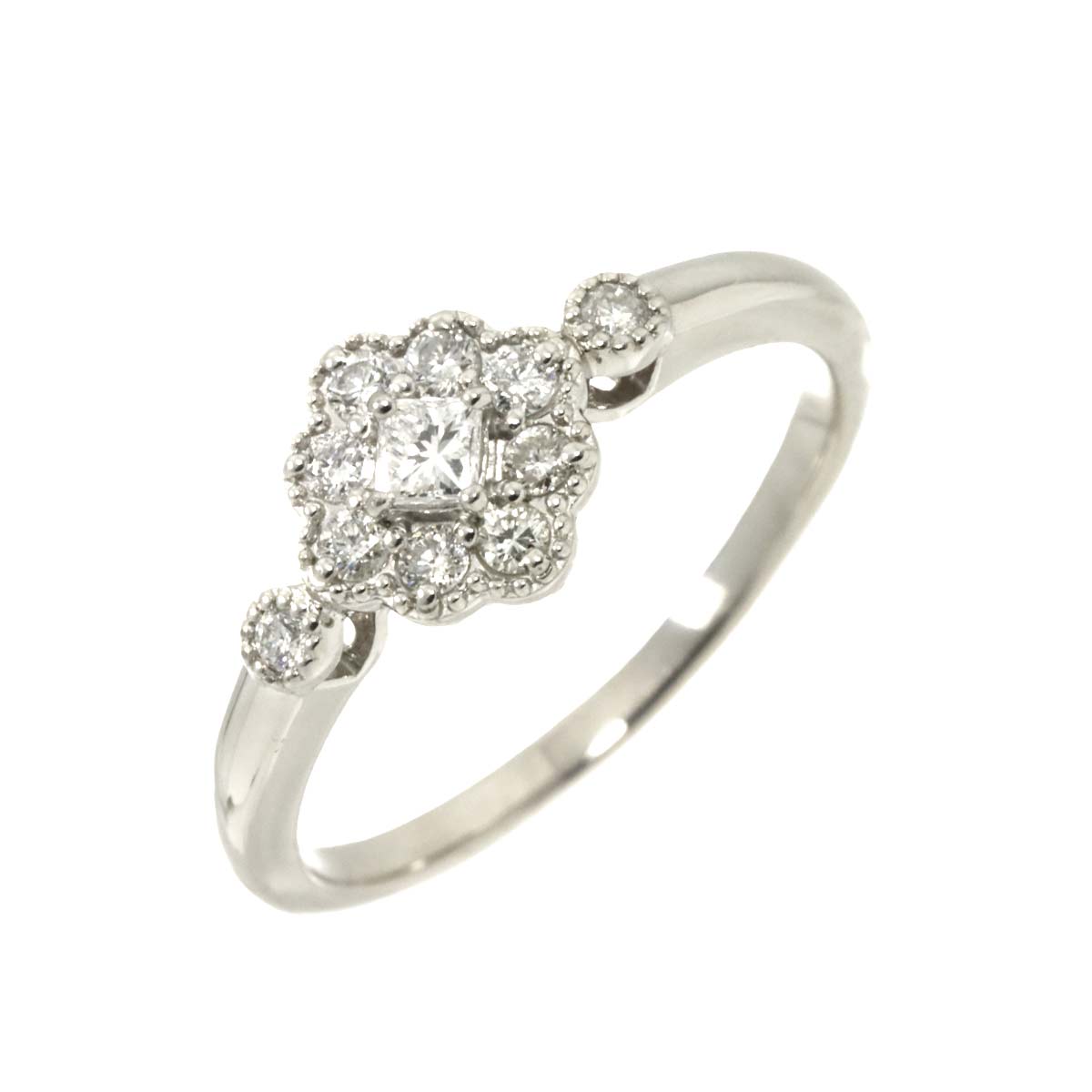 Diamond 0.30ct Ring Pt Platinum size5.25-5.5(US)