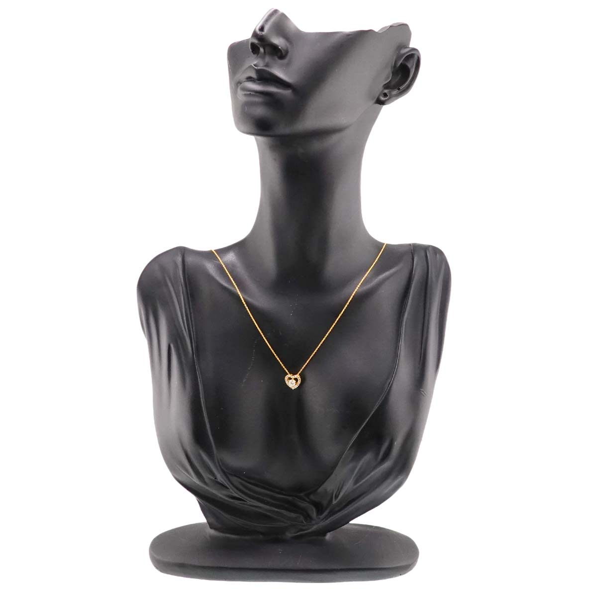 Diamond 0.21ct/0.20ct Necklace 18K YG Yellow Gold 750