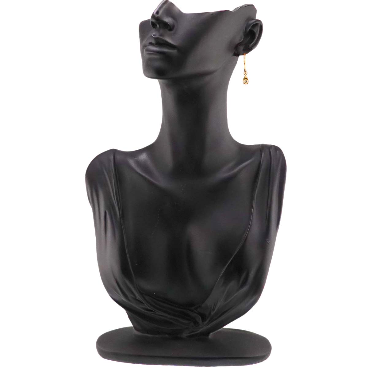 Diamond 0.15ct/0.15ct Earrings 18K K18 YG 750