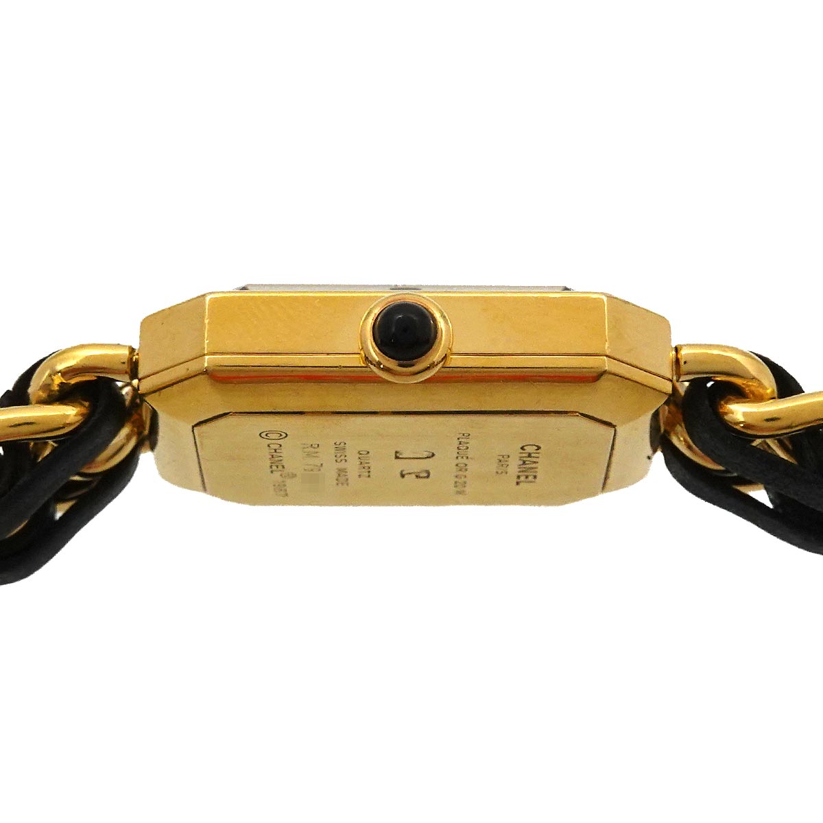 Premiere Size L H0001 Vintage Quartz Black Dial Ladies Watch