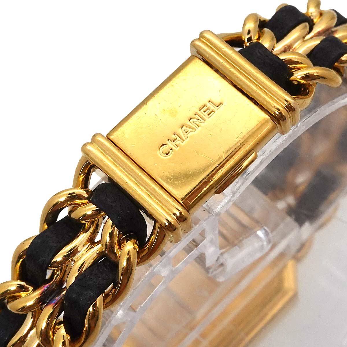 Premiere Size M H0001 Vintage Quartz Black Dial Ladies Watch