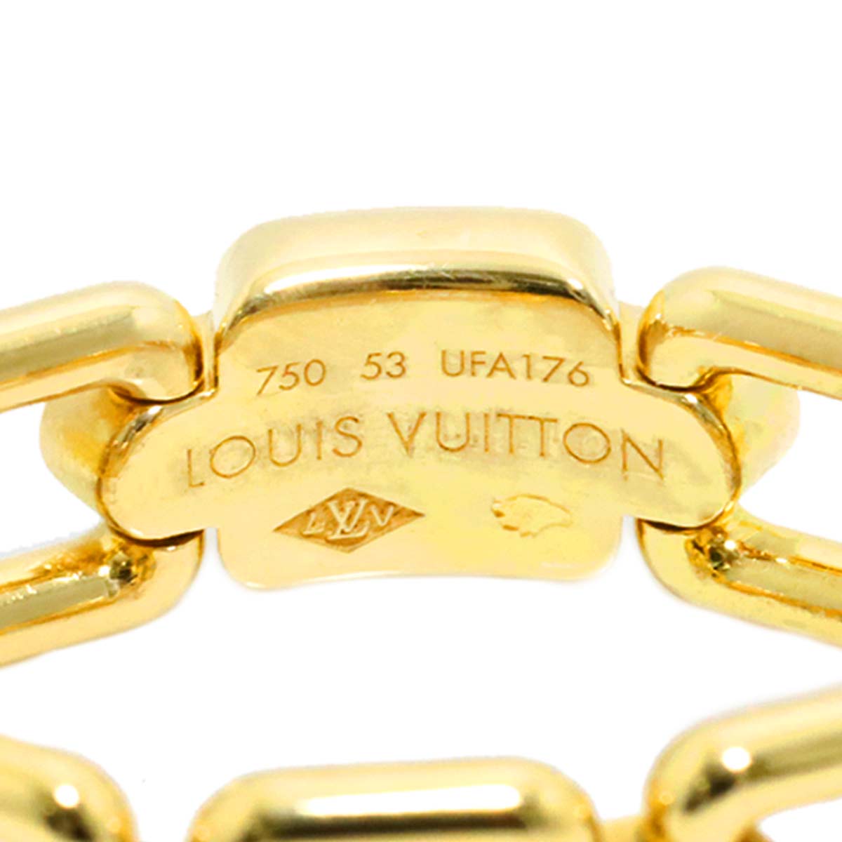 Berg Chain Ring 18K YG 750 Size53 6.25-6.5(US) 90305683