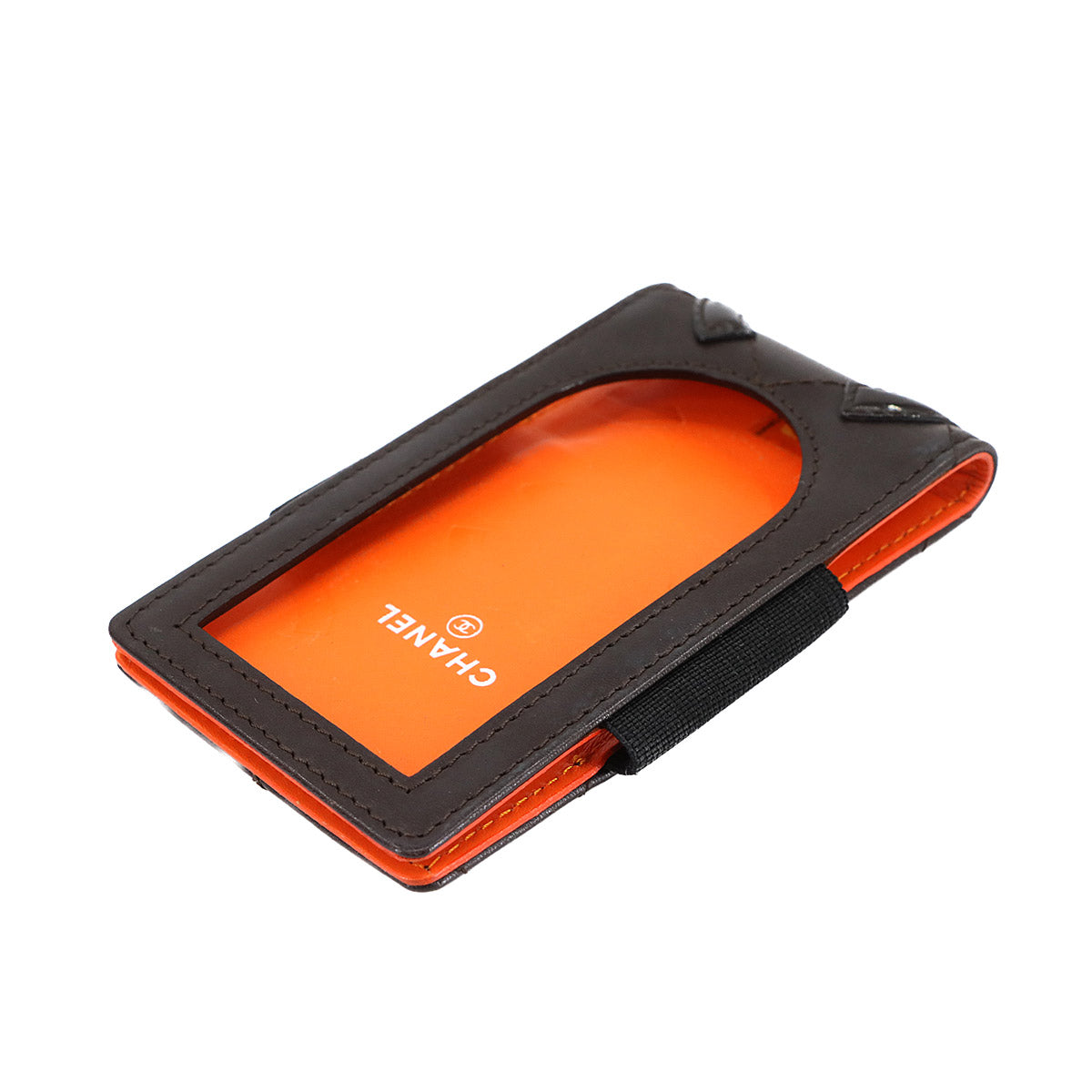 Cambon Line iPod Case Leather Enamel Brown