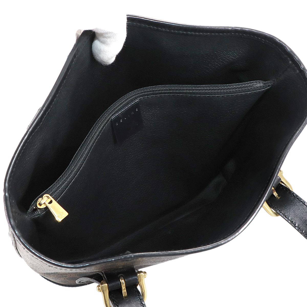 Macadam Tote Bag PVC Leather Black Brown Vintage Purse