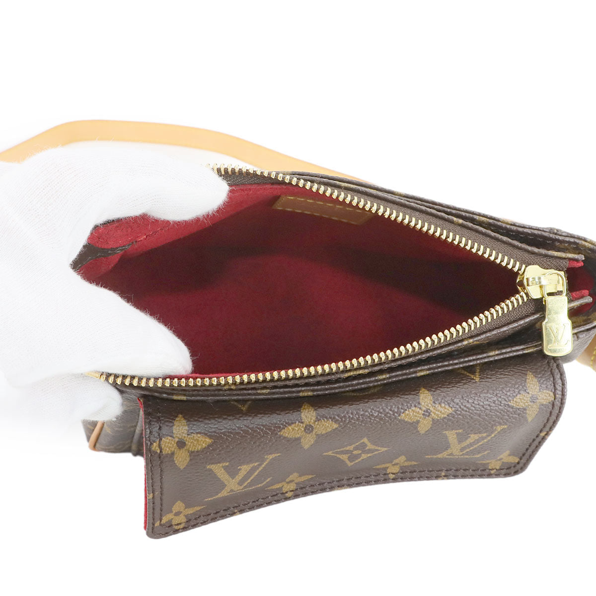 Monogram Viva Cite PM Shoulder Bag Brown M51165 Purse