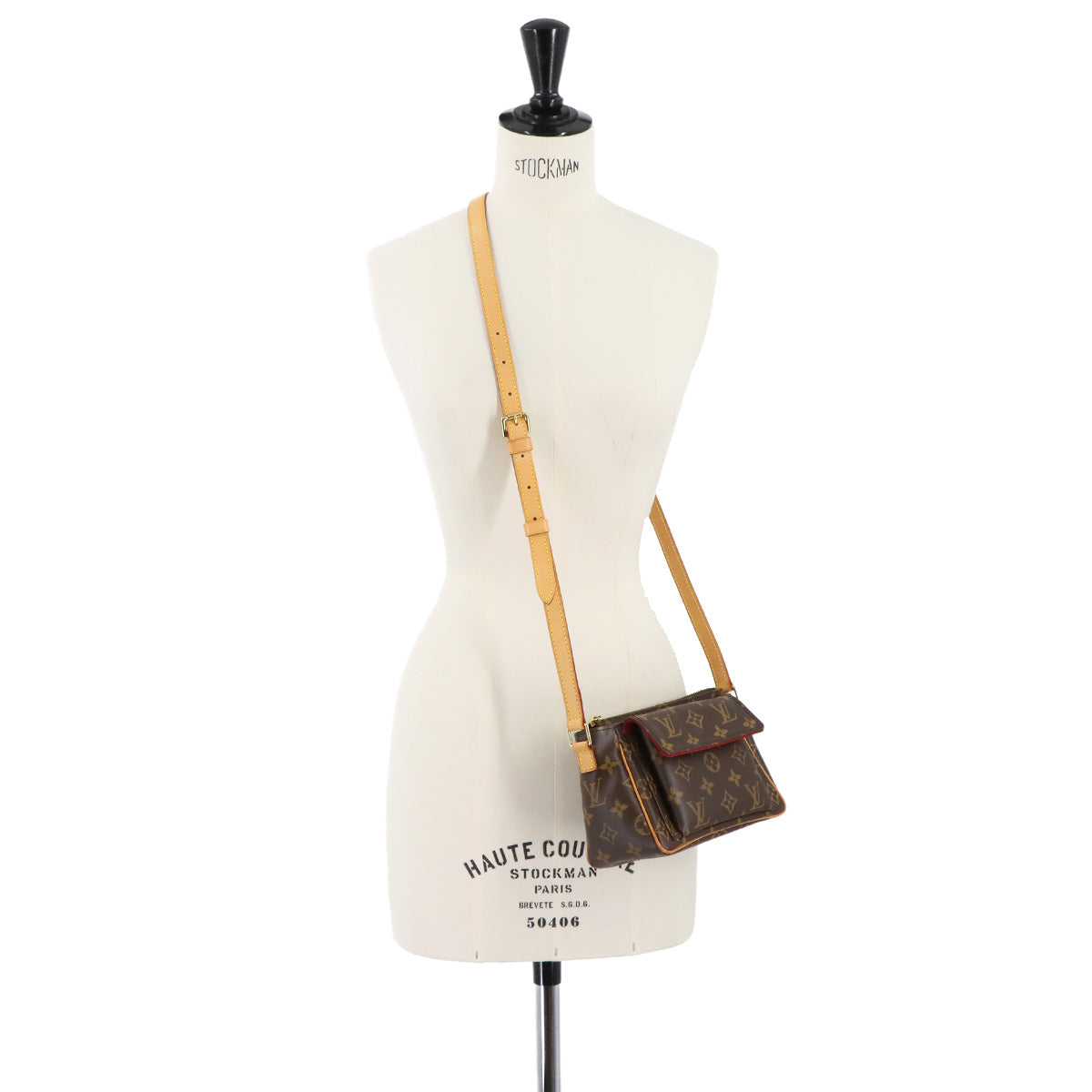 Monogram Viva Cite PM Shoulder Bag Brown M51165 Purse