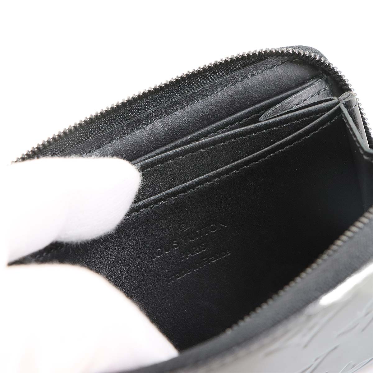 Monogram Vernis Zippy Coin Purse Noir M90077 Purse