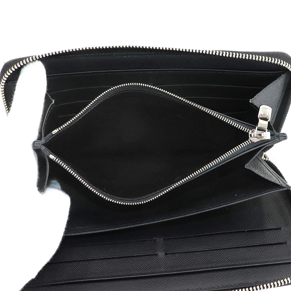 Epi Damier Graphite Zippy Organizer NM Long Wallet M69541