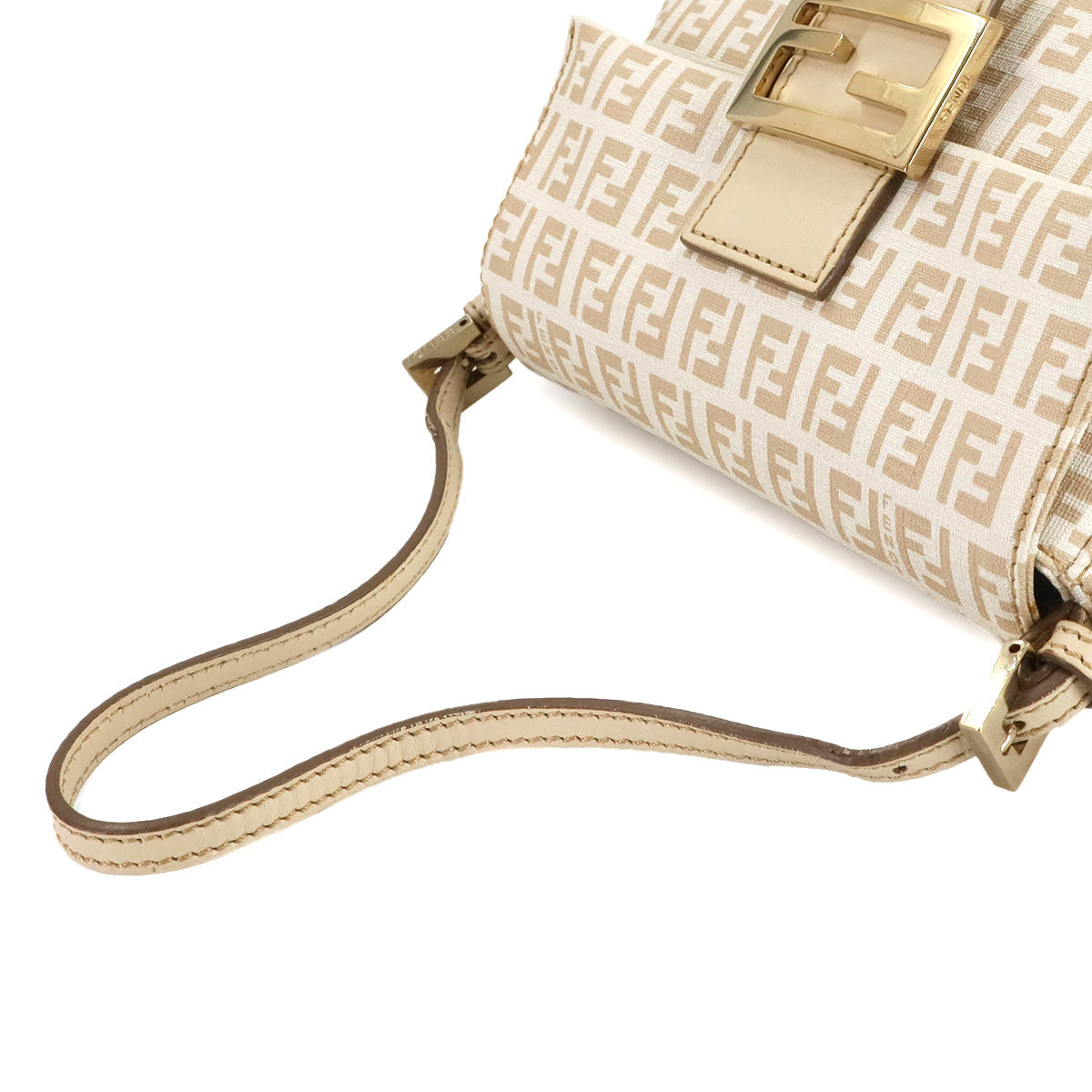 Zucchino Mini Mamma Baguette Shoulder Bag PVC Crema 8BR180