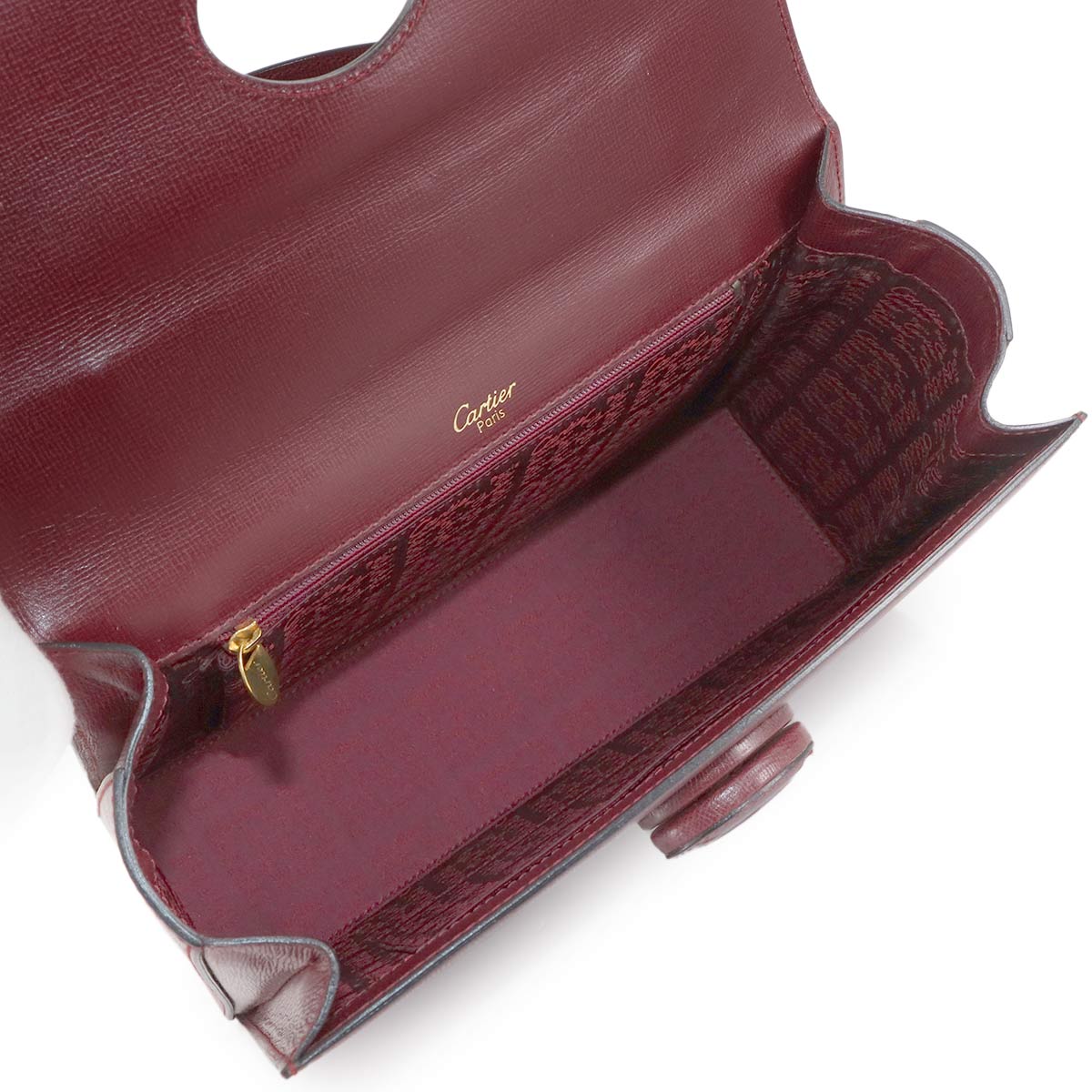 Must Hand Bag Leather Bordeaux Purse