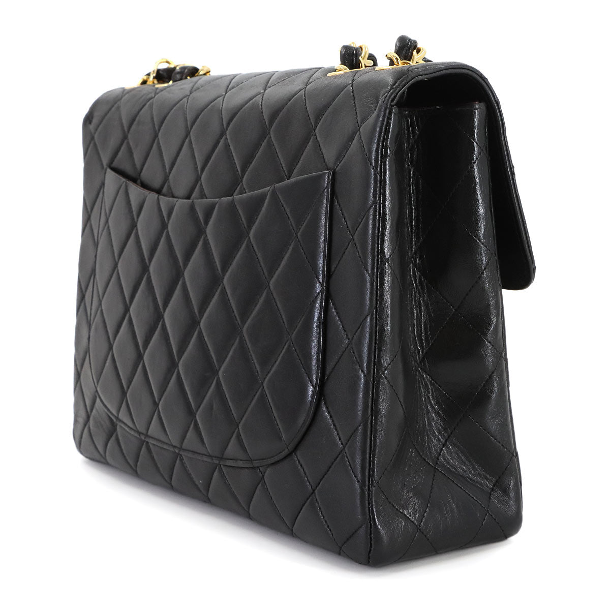 Matelasse 30 Chain Shoulder Bag Leather Black A04412 Vintage