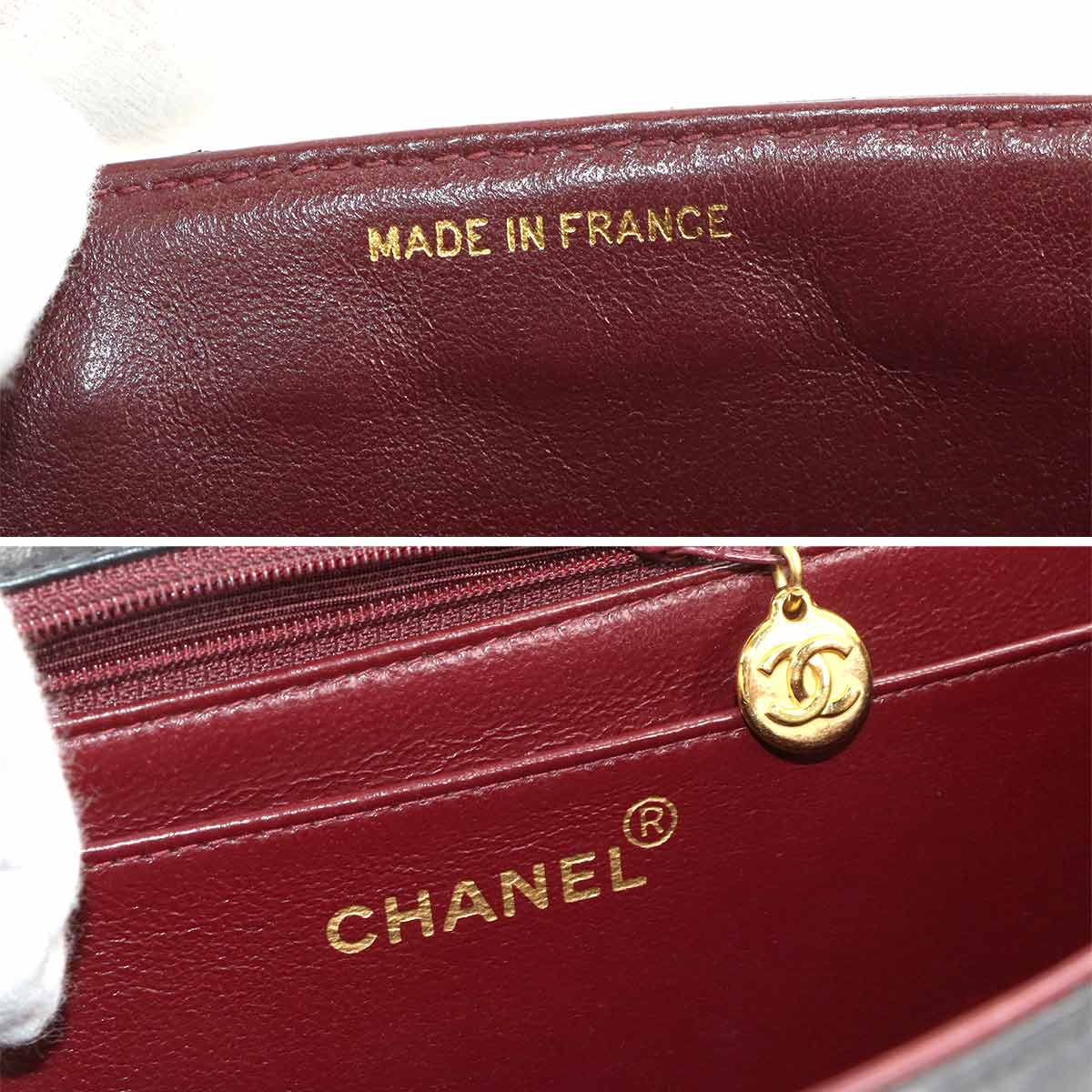 Matelasse 30 Chain Shoulder Bag Leather Black A04412 Vintage