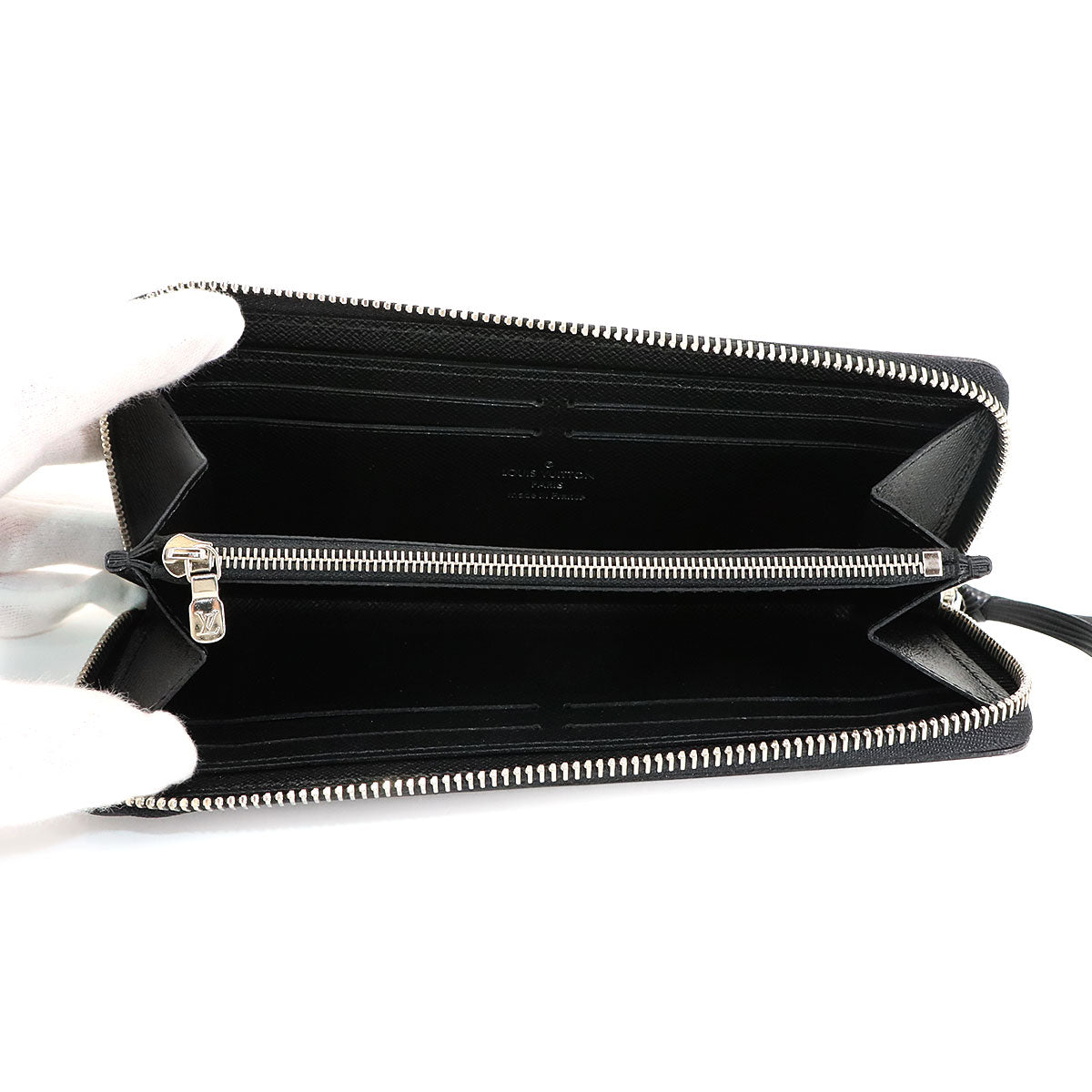 Epi Portefeuille Clemence Wallet Leather Noir M60915