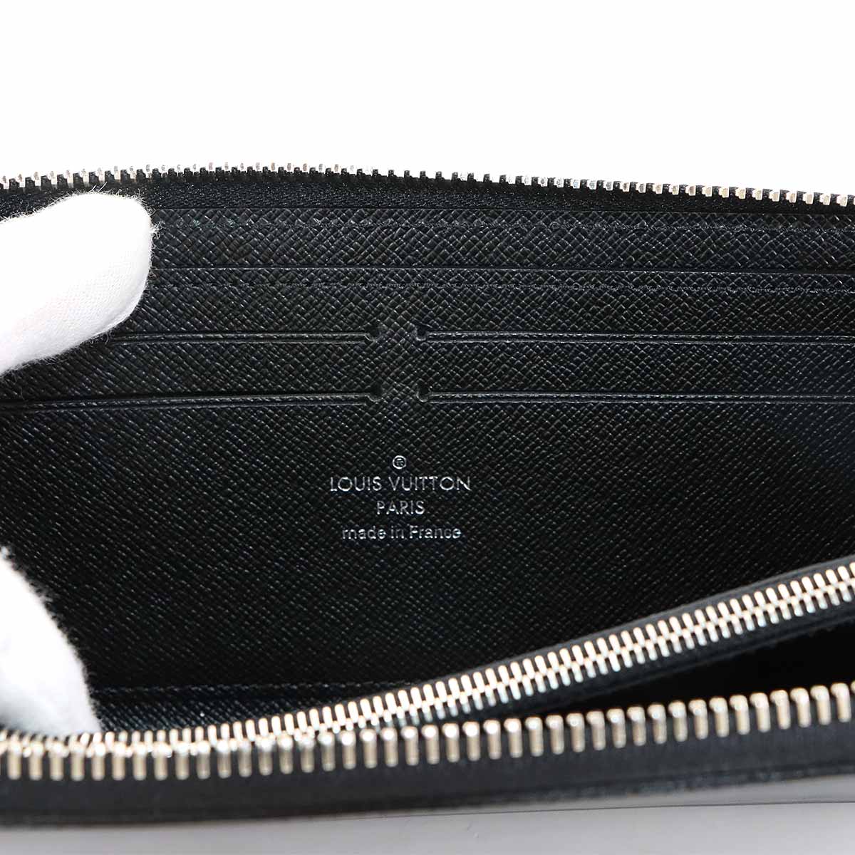 Epi Portefeuille Clemence Wallet Leather Noir M60915