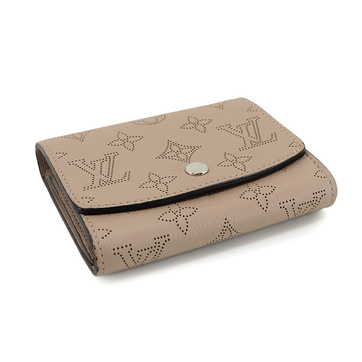 Mahina Iris Compact Wallet Leather Galet M62542