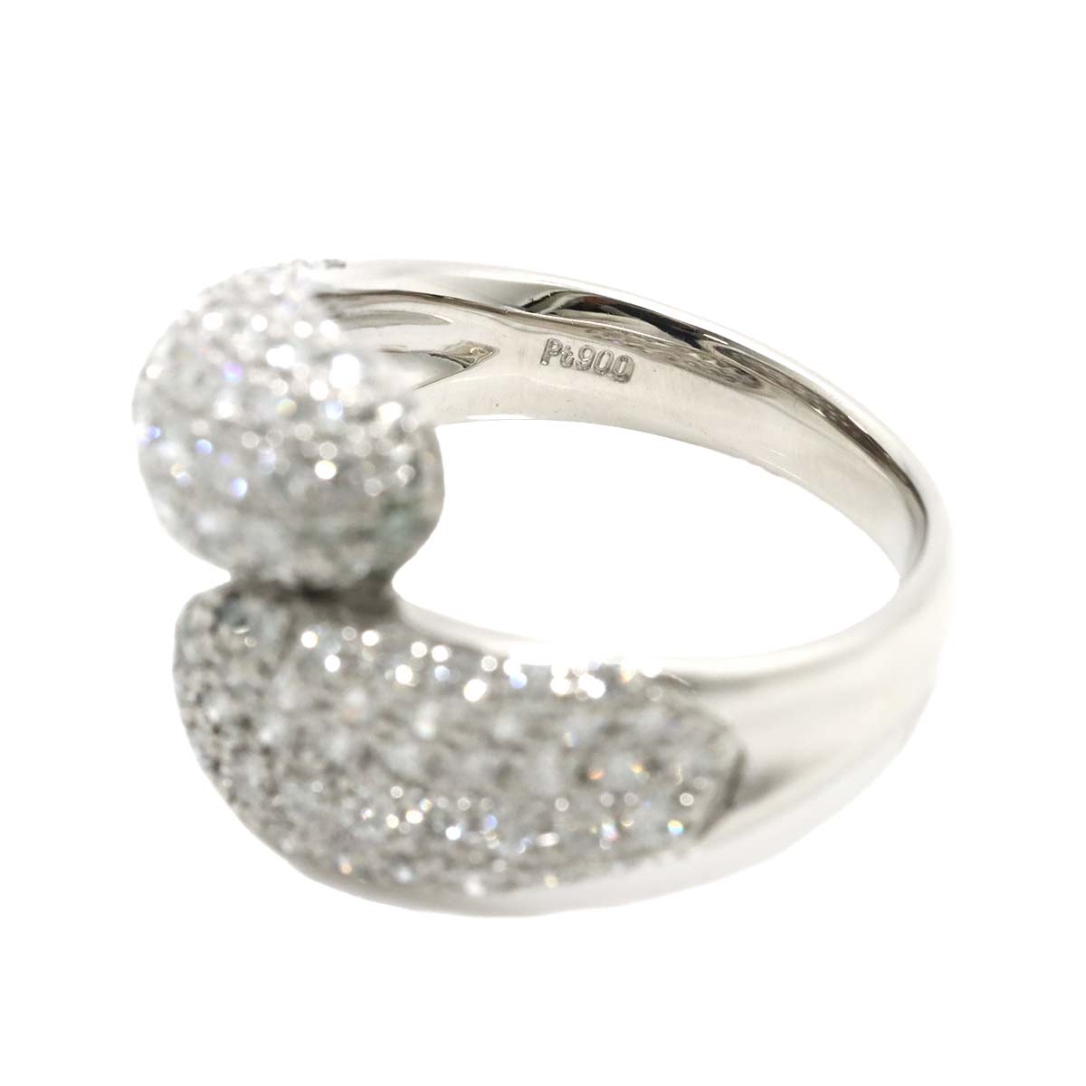 Diamond 2.33ct Ring Pt size7.5-7.75(US)