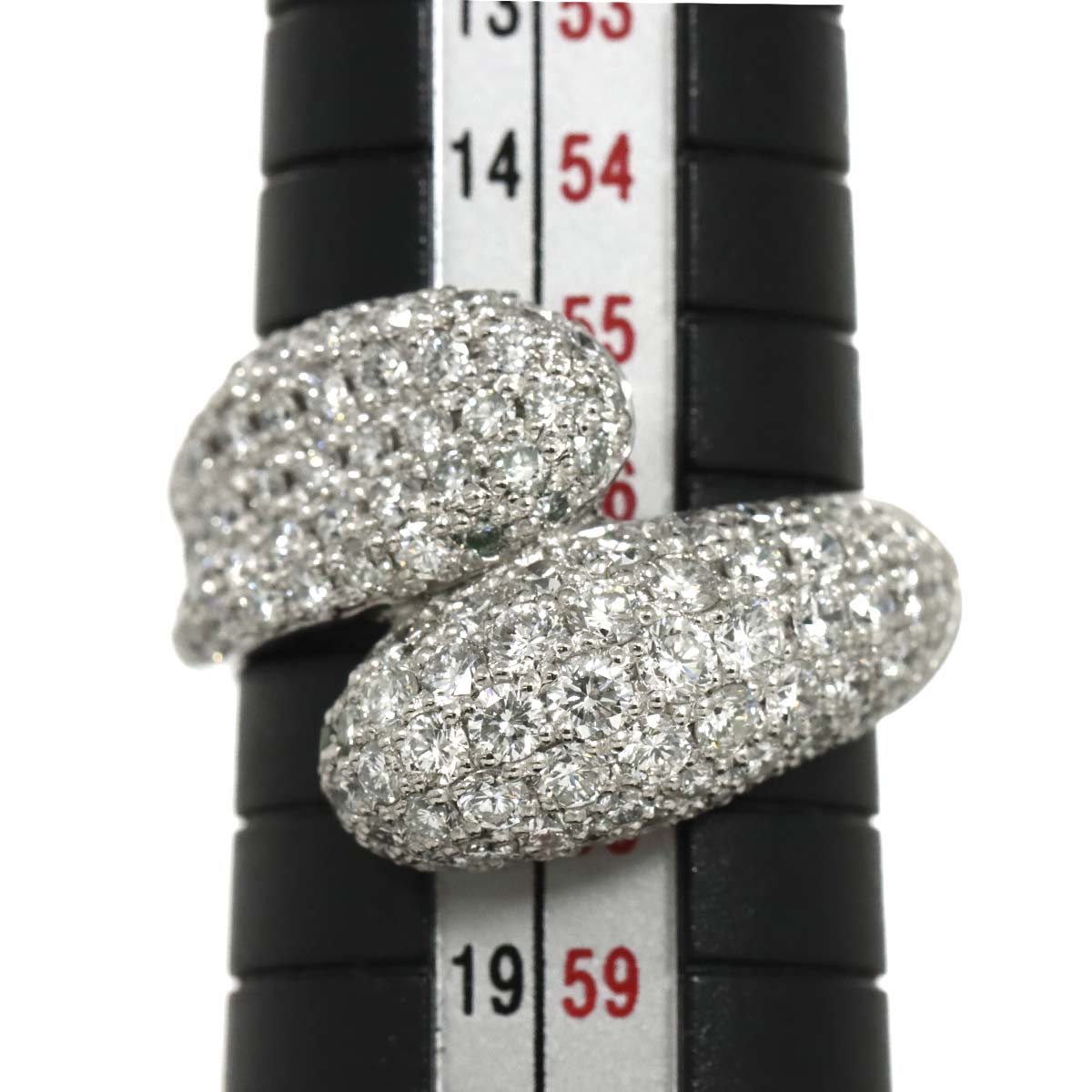 Diamond 2.33ct Ring Pt size7.5-7.75(US)