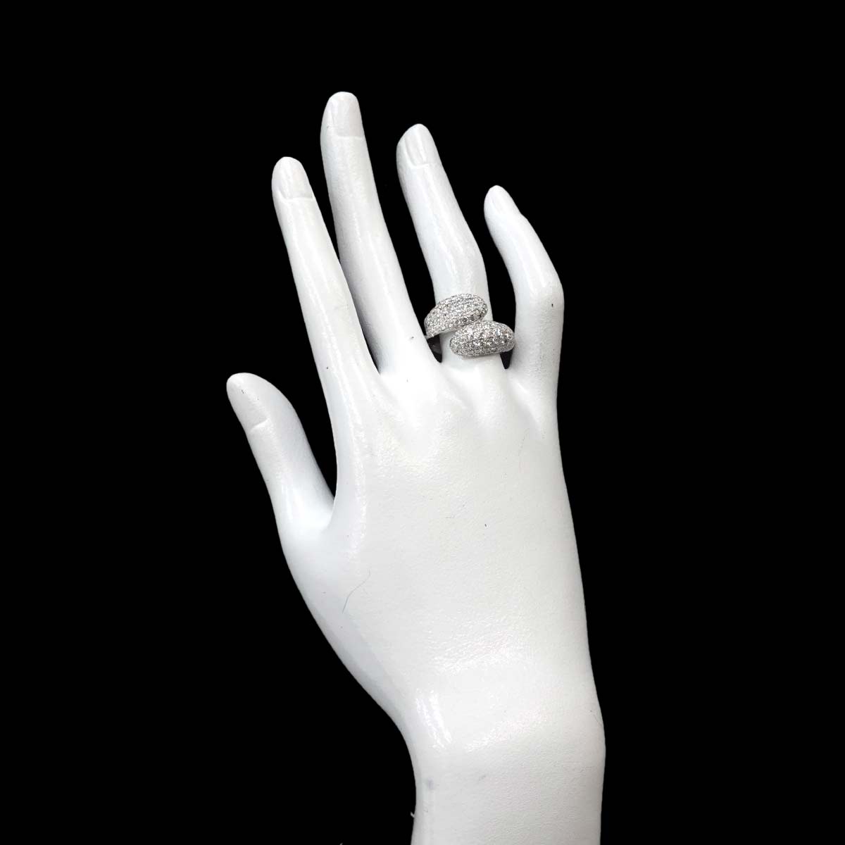 Diamond 2.33ct Ring Pt size7.5-7.75(US)