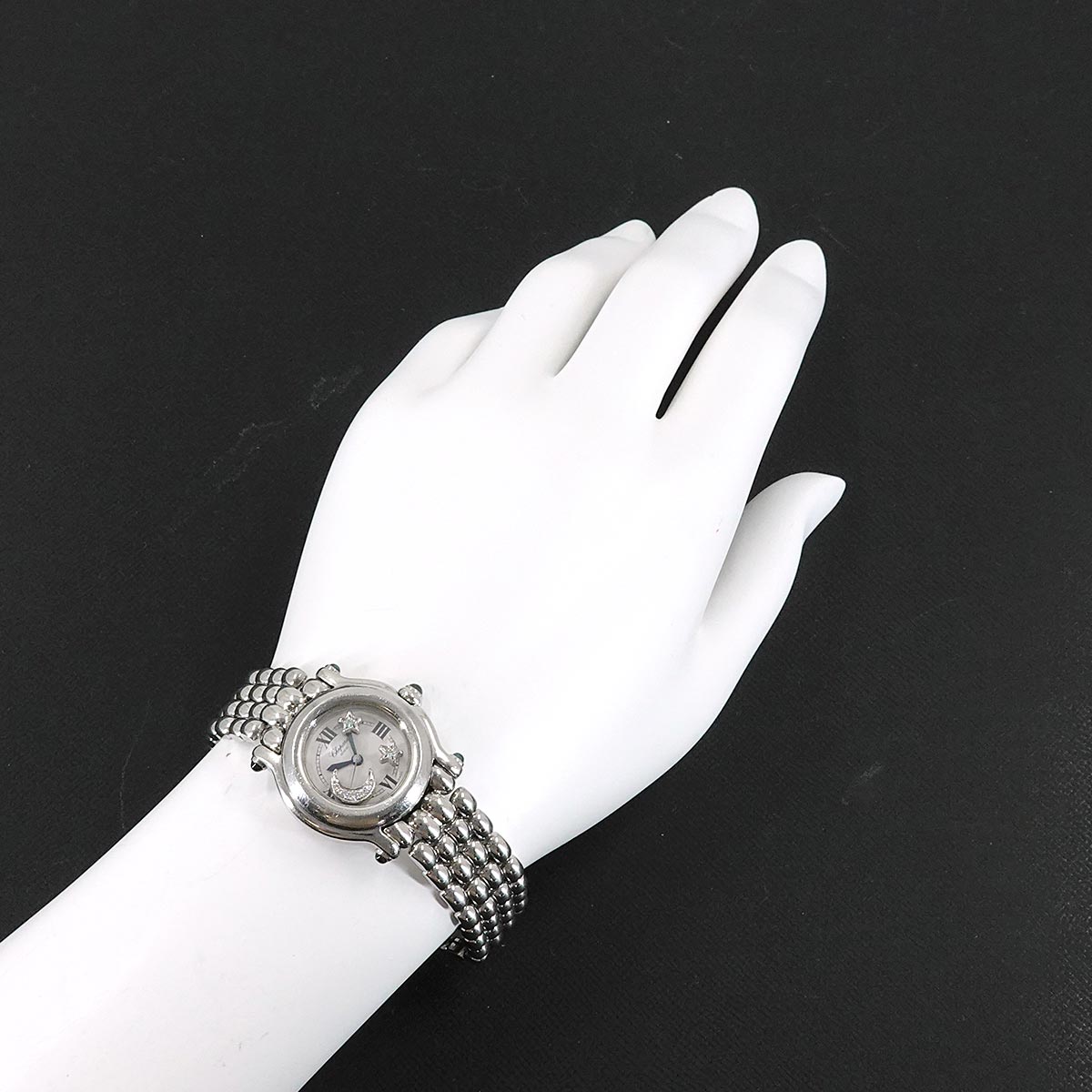 Happy Sport 27/8250-23 3P Diamond White Dial Ladies Watch