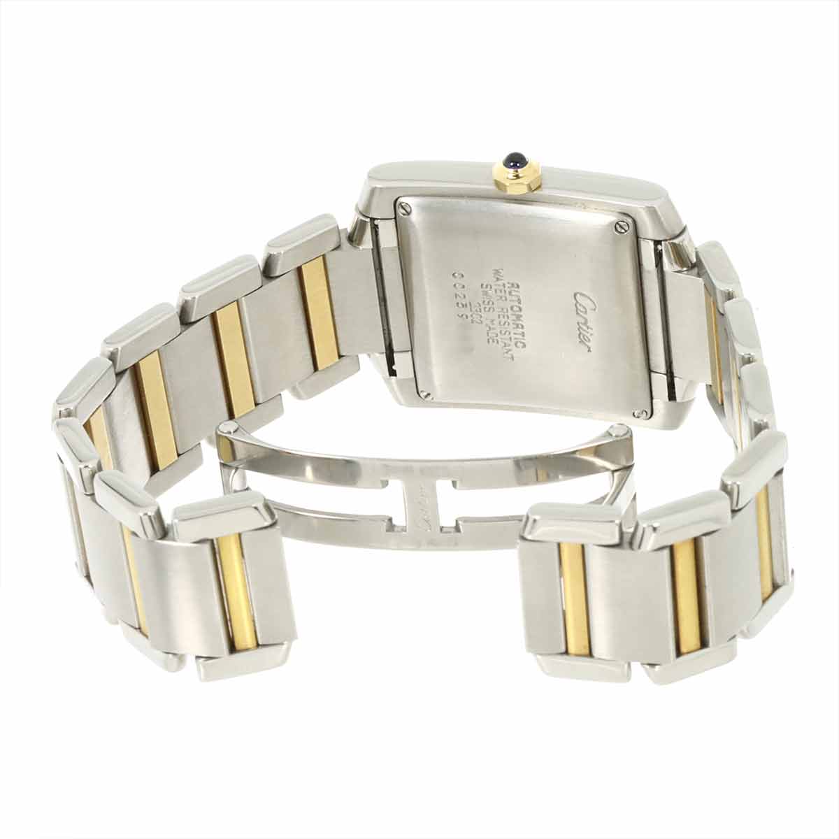 Tank Francaise LM W51005Q4 Automatic YG Silver Dial Mens