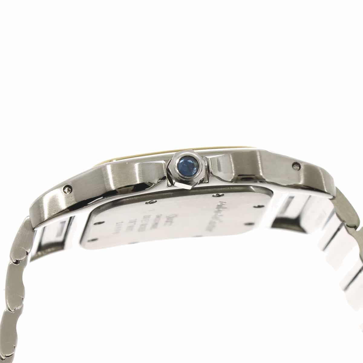 Santos Galbee LM Quartz YG Cream Dial Mens Watch