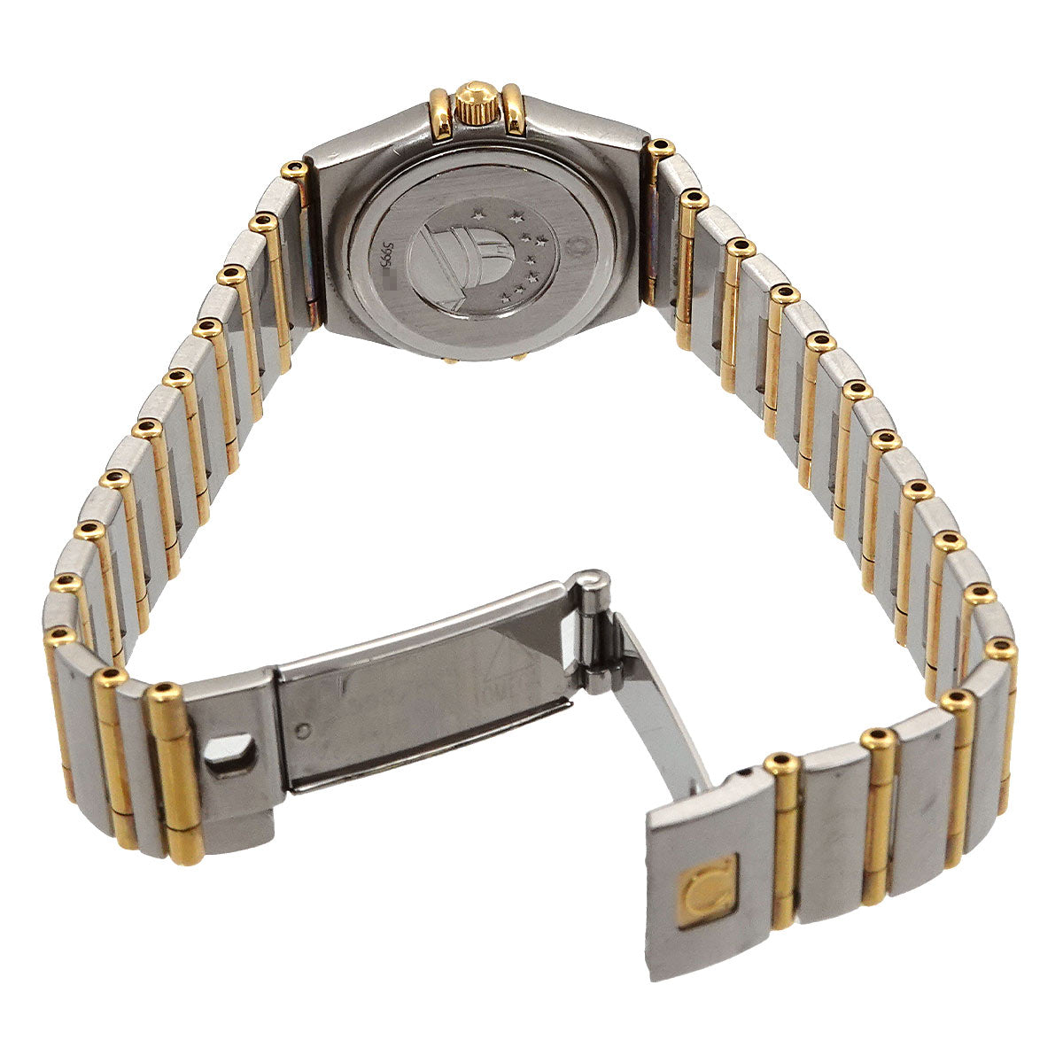 Constellation mini 1262.75 12P Diamond 750 YG White Shell Dial