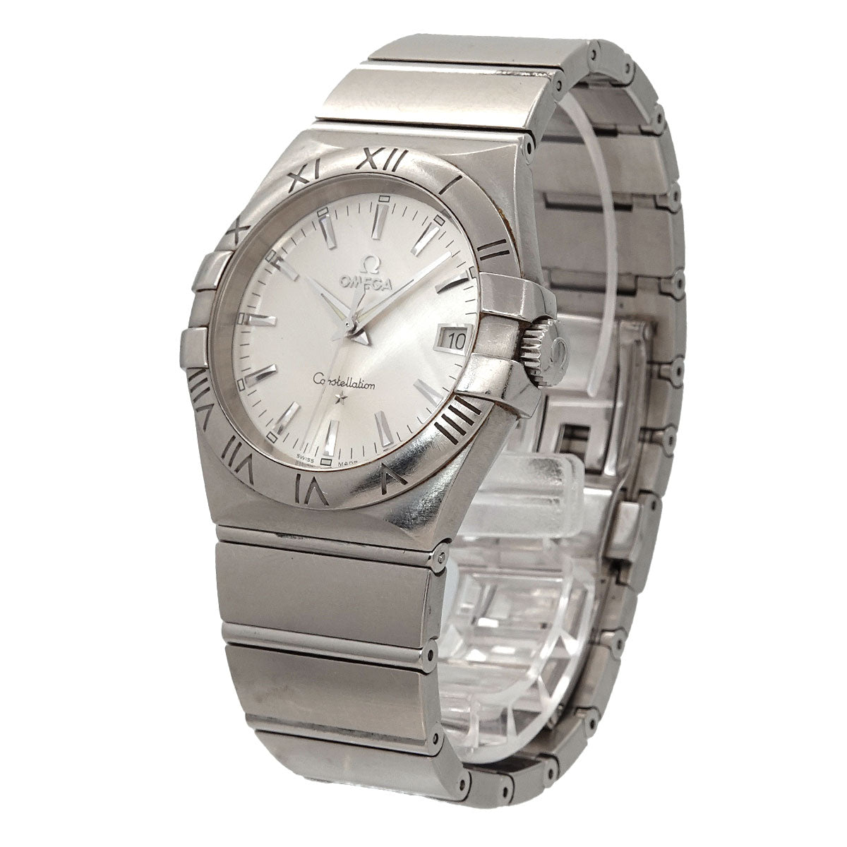 Constellation 123 10 35 60 02 001 Date Silver Dial Mens Watch