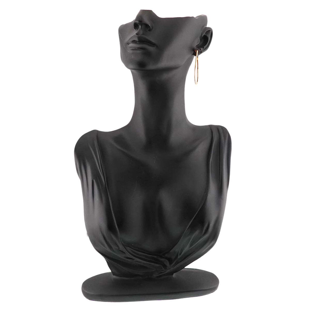 Hoop Earrings Pierced 18K Yellow Gold 750